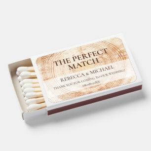 The perfect match Rustic wedding Wood Grain Custom
