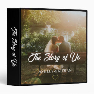 The Story of Us Wedding Photo Album 3 Ring Binder
