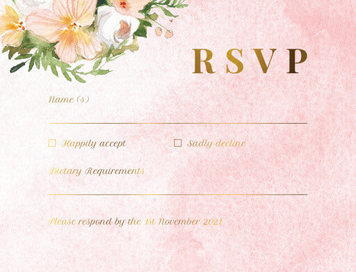 The Castle RSVP Cards by Inggrid H.