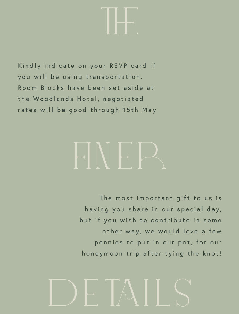 The Vow Information Card by Putri N.