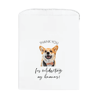 Thank You For Celebrating Full Color Pet Wedding Treat Bags