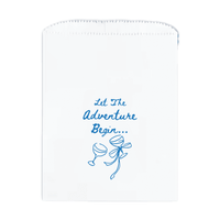 Let The Adventure Begins Personalized Favor Treat Bag