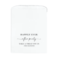Happily Ever After Personalized Favor Treat Bag