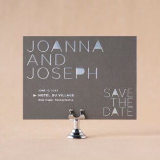 Vertex Save the Date Wedding Invitation Suite