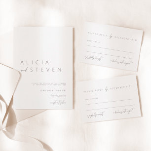 Simple Elegant Modern Wedding Welcome Sign