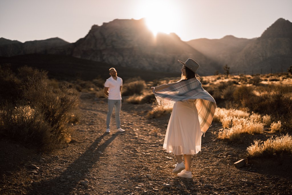 Viktoria in Las Vegas: Proposal / Engagement Photography