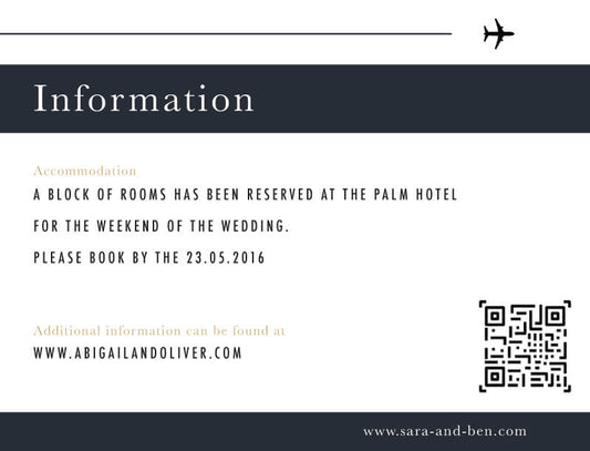 Voyage Information Card by Shab M.