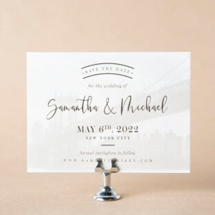 Warren save the date Wedding Invitation Suite