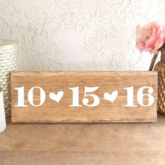 Wedding Date Sign