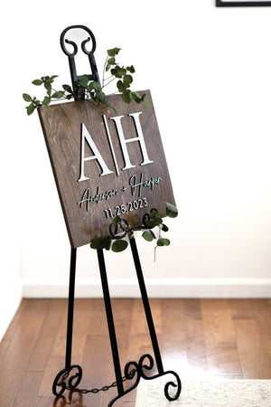 Anderson + Harper Wedding Welcome Sign