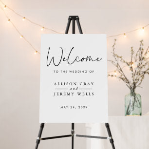 Wedding Welcome Sign