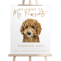 Pet Parents Ceremony Sign - Portrait