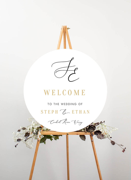 Milieu Wedding Sign by Jamie L.