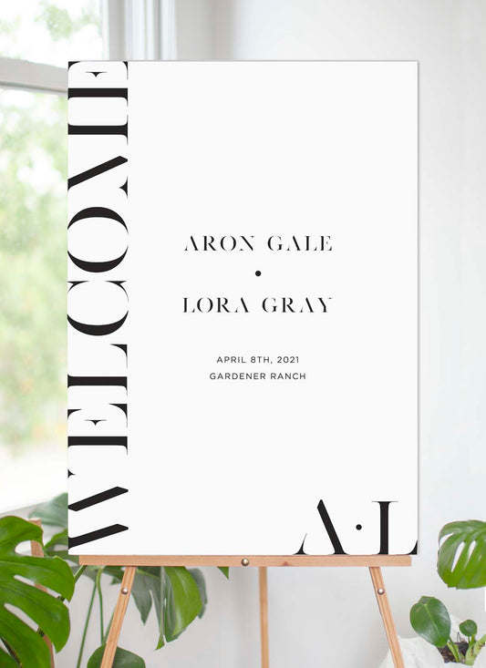 Lissom Wedding Sign by Inggrid H.