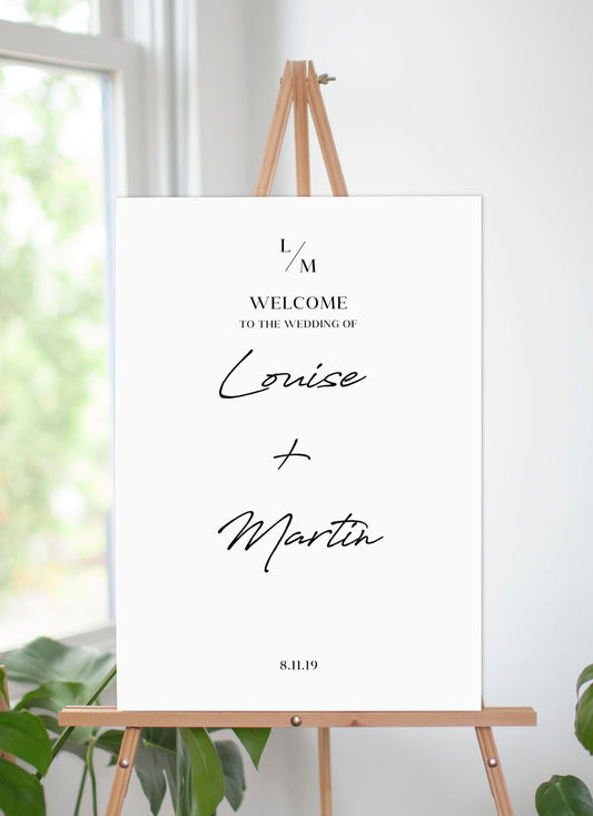 Adore Wedding Sign by Penelope E.