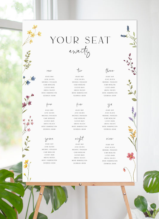 Wild Meadow Seating Chart by Putri N.