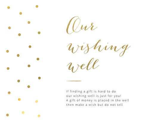 Goldie Dots Wishing Well by Inggrid H.