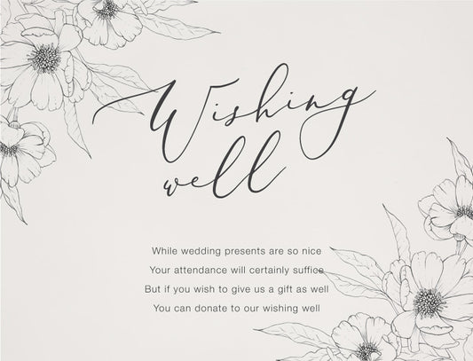 Graphite Blooms Wishing Well by Nicole C.