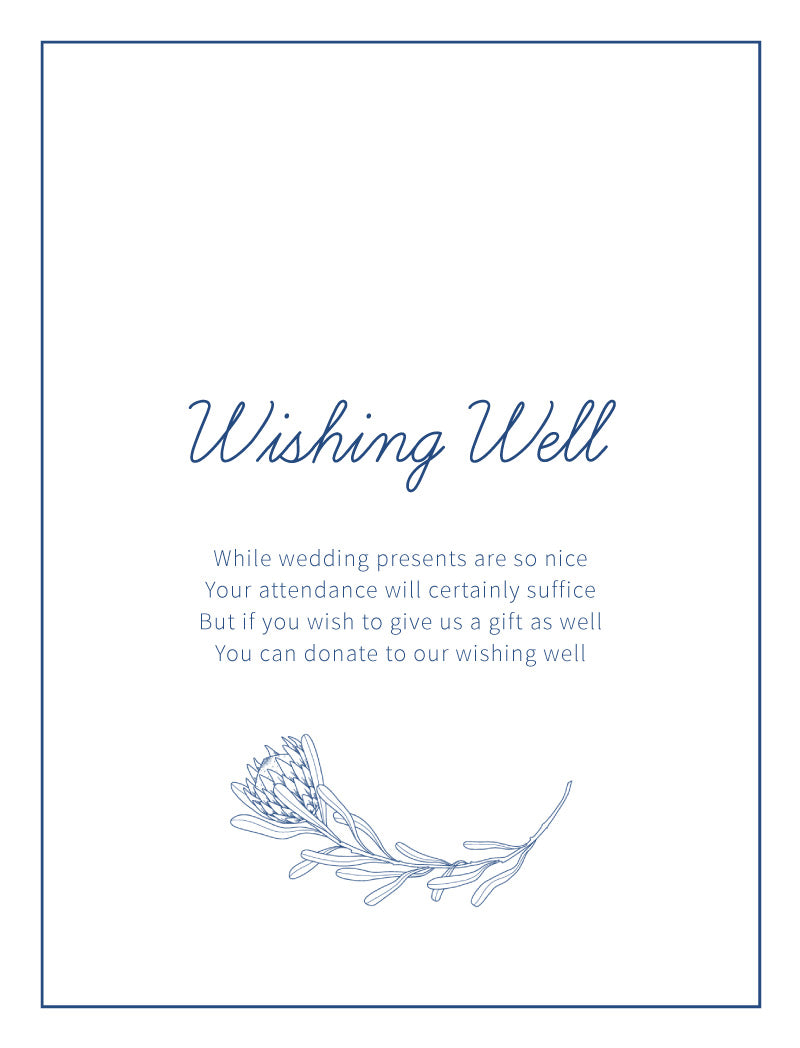 Playful Proteas Wishing Well by Nicole C.