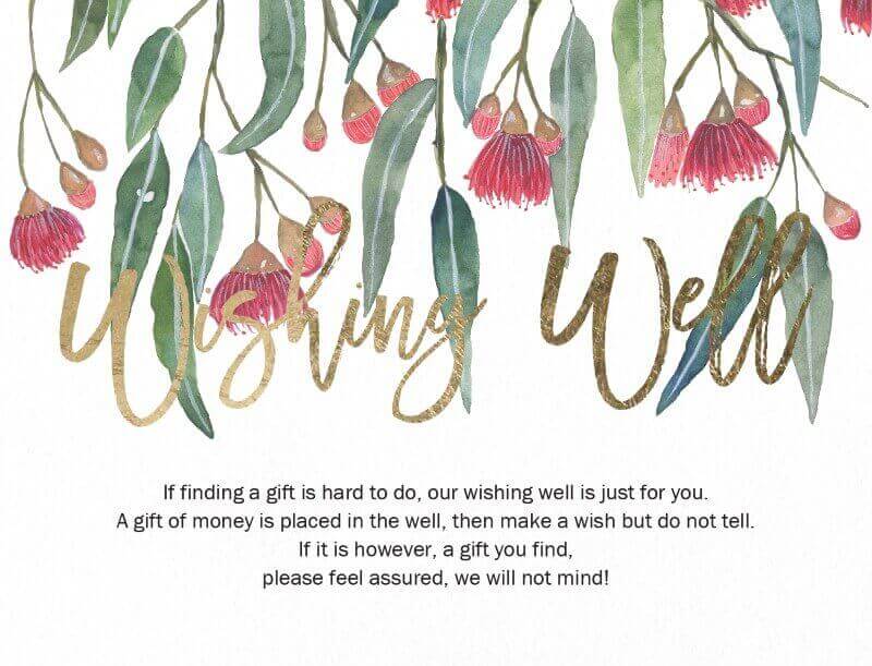 Golden Native Wishing Well by James B.