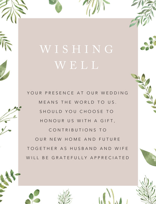 Botanical Fun Wishing Well by Joy