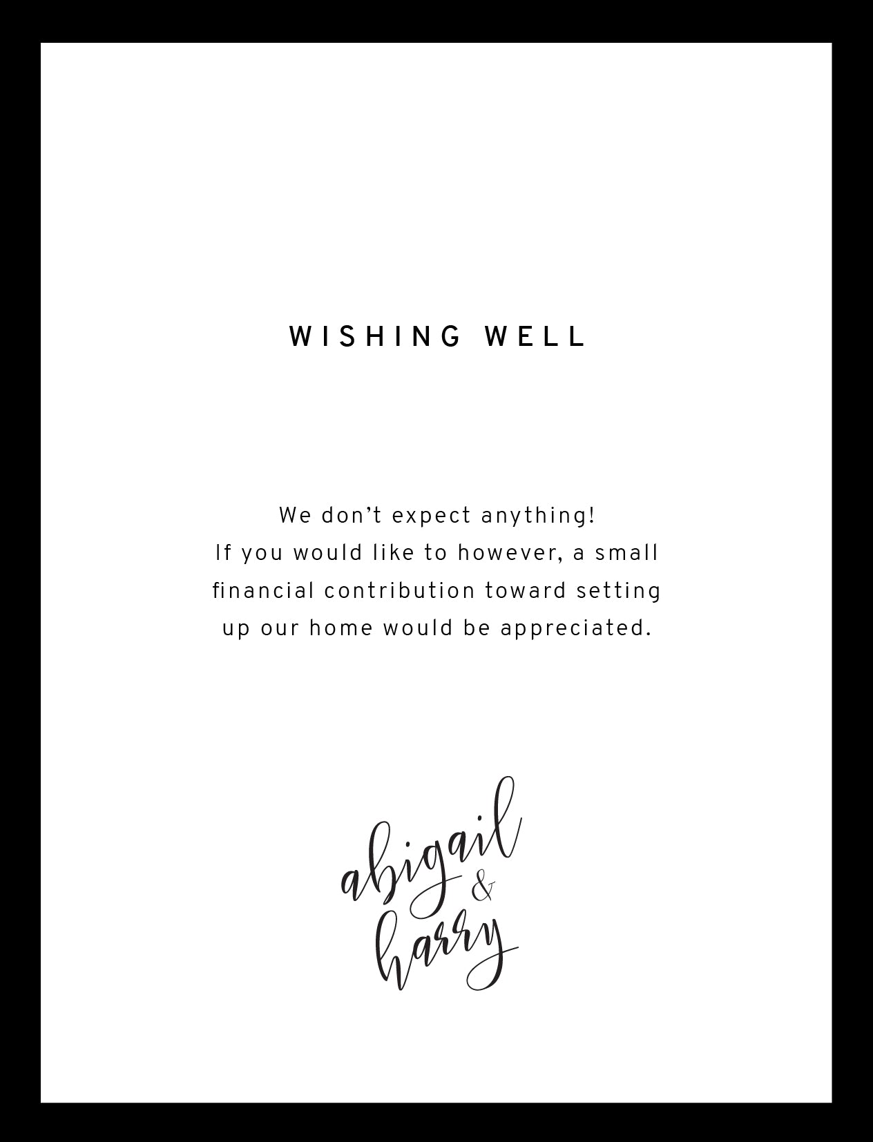 Sleek Border Wishing Well by Nicole C.