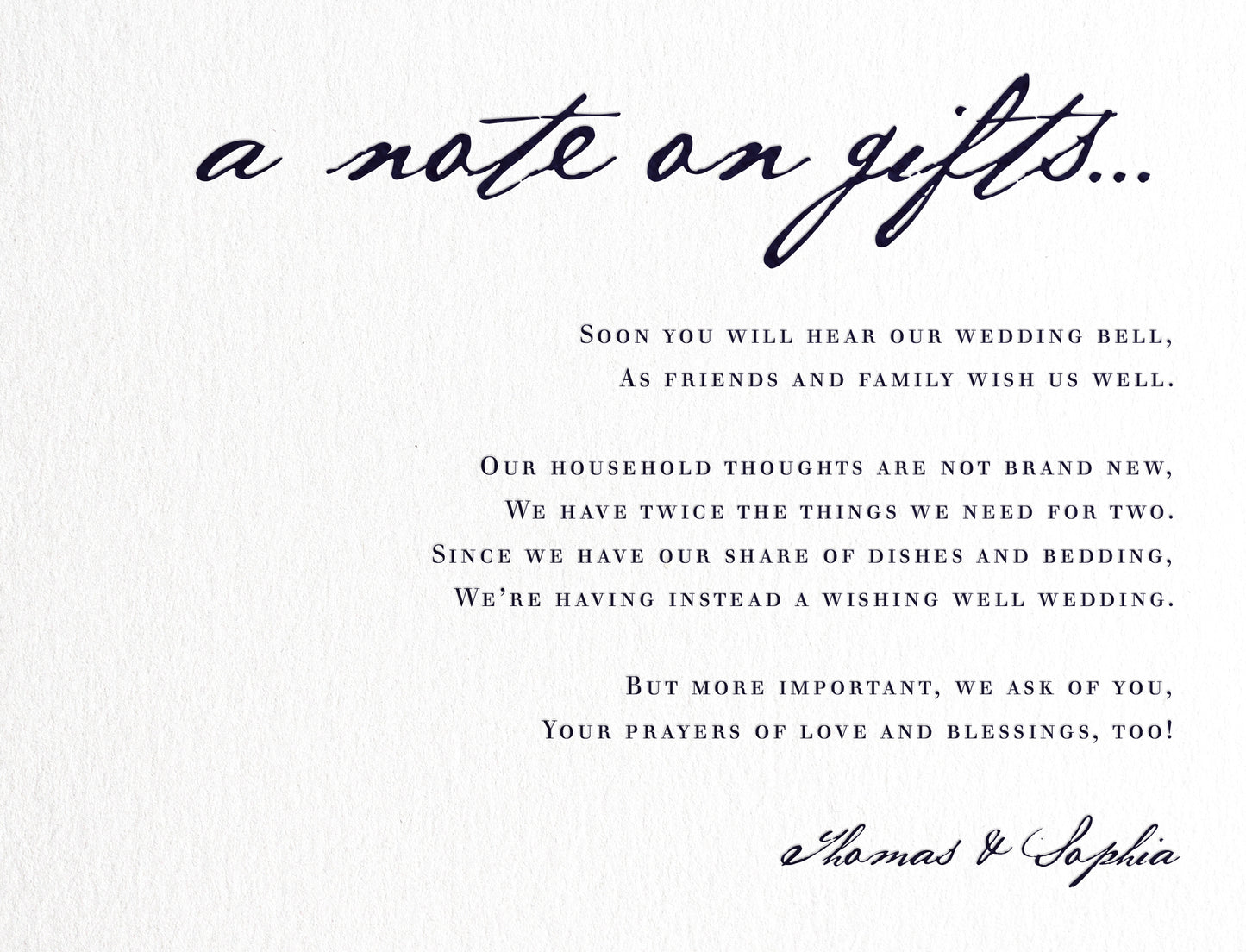 Simple Script Wishing Well by Jamie L.