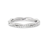 Eternity Twisted Vine Diamond Wedding Band