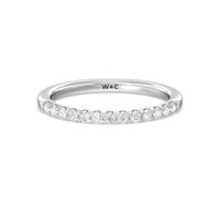 Shared Prong Diamond Wedding Band