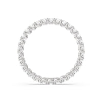 Shared Prong Wave Lab Diamond Eternity Ring (F/G SI+) Size 6.5