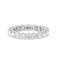 Shared Prong Wave Lab Diamond Eternity Ring (F/G SI+)