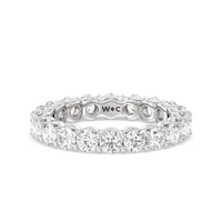 Shared Prong Wave Lab Diamond Eternity Ring (E+ VS+)