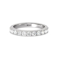 Maxi Classic Six Prong Solitaire Diamond Wedding Band