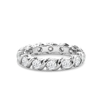 Diamond Swirl Eternity Ring
