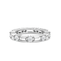 Geometric Sequence Diamond Eternity Ring