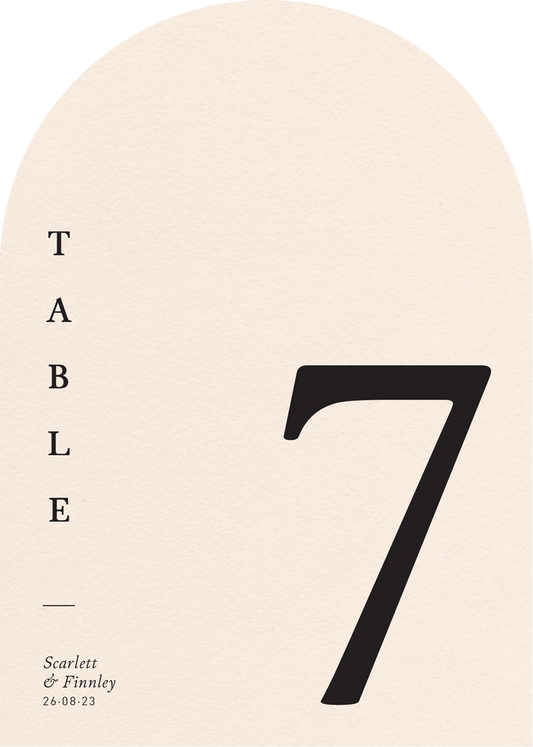 WoodlandTable Number by Amelia S.