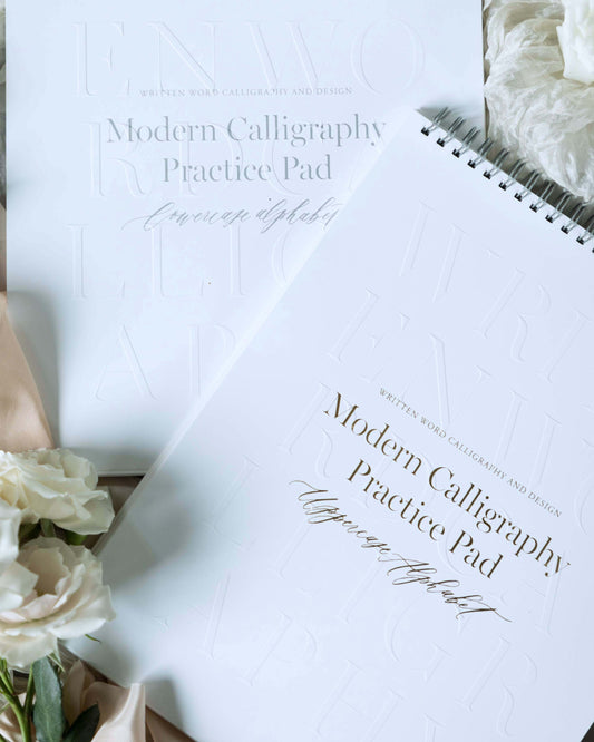 Written Word Calligraphy {Alphabet Practice Pad}