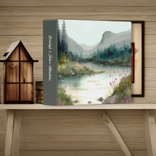 Your Mountain River Adventure Awaits Photo Album 3 Ring Binder