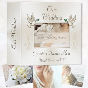 Your Photo Personalized Wedding Photo Album Binder